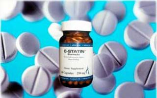 Statini - zdravila za zniževanje holesterola v krvi. Neželeni učinki statinov na srce
